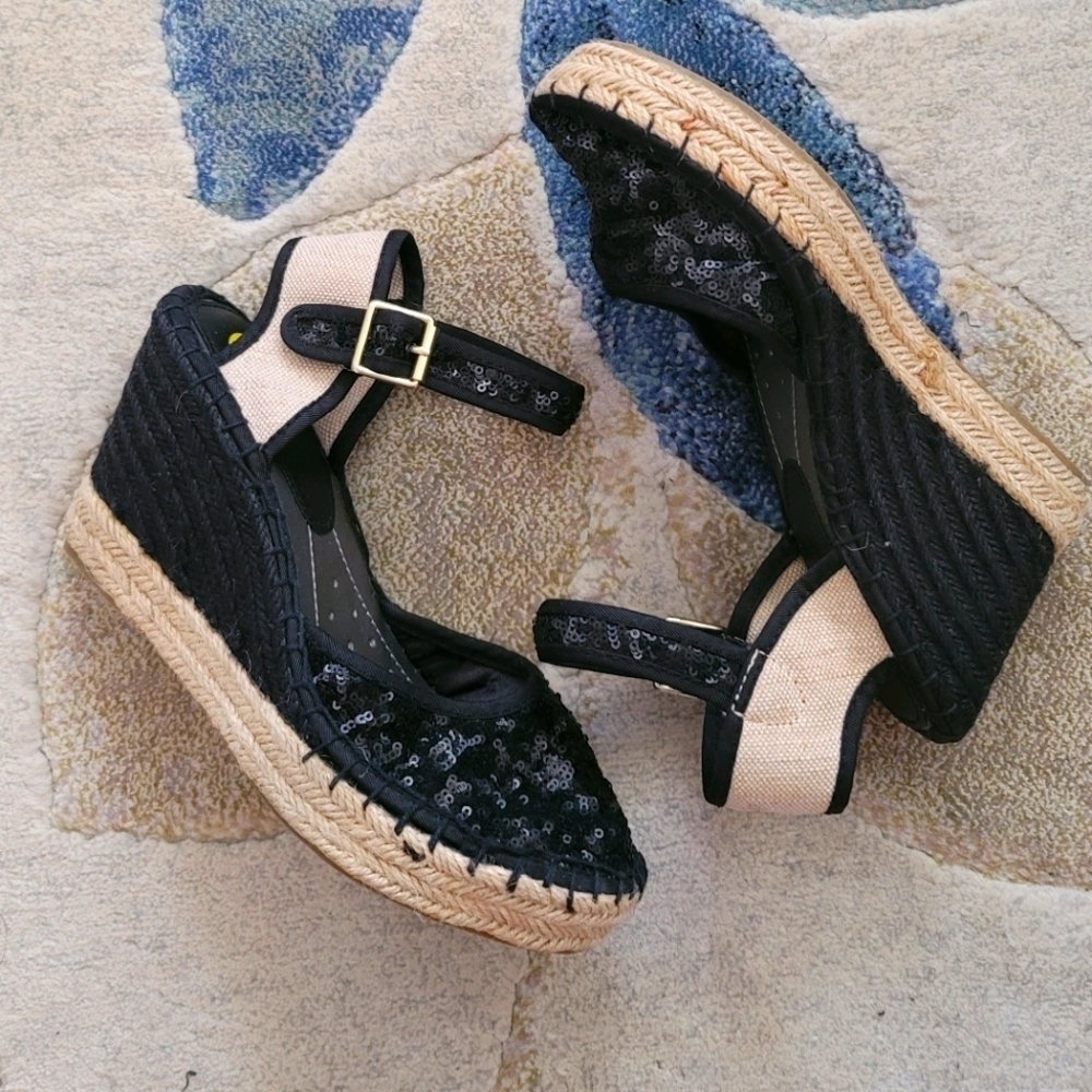 Sequin Finish Espadrillas